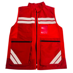 Chaleco Modelo Engineer color Rojo