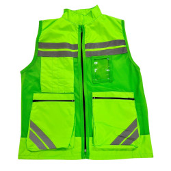 Chaleco Modelo Engineer verde fosforescente