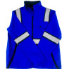 Chamarra de Invierno Color Azul con Bandas Reflejantes de 2"