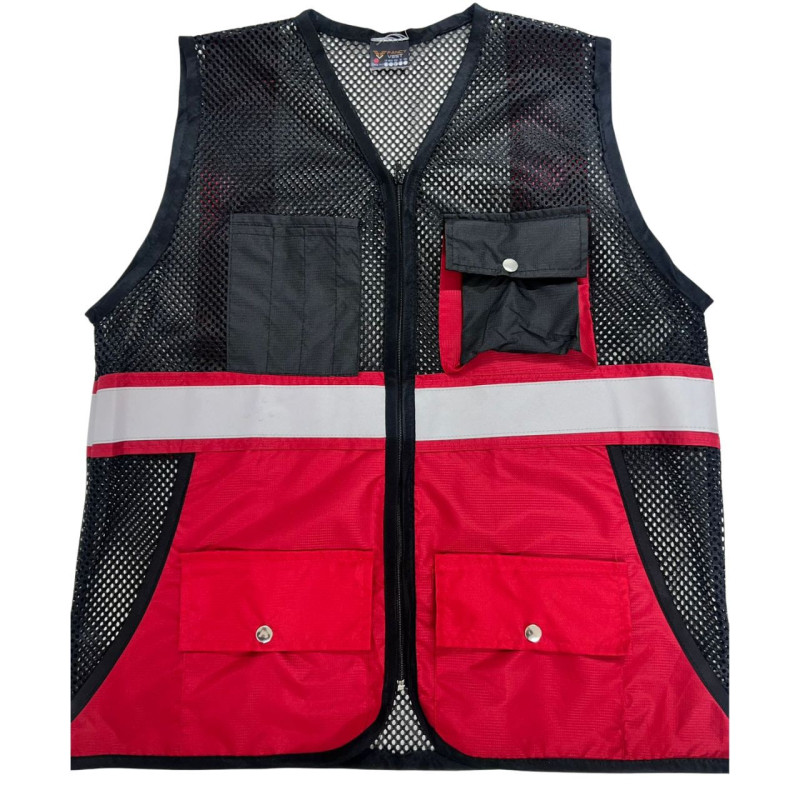 Chaleco Modelo Microperforado color Rojo