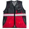 Chaleco Modelo Microperforado color Rojo