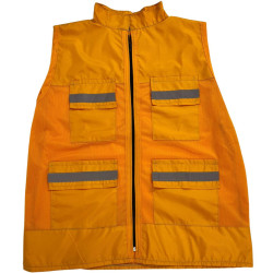 Chaleco Modelo Clásico Color Amarillo Mostaza