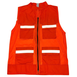 Chaleco Modelo Clásico color Naranja
