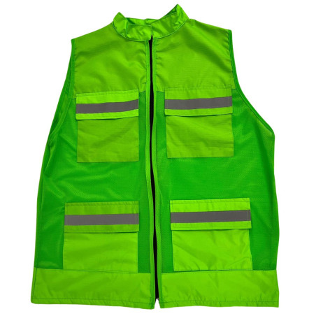 Chaleco Modelo Clásico Verde fosforescente